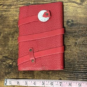 Portland Leather Goods Wrap Journal with stone embellishment sugar